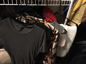 Clothes, ready to roll.